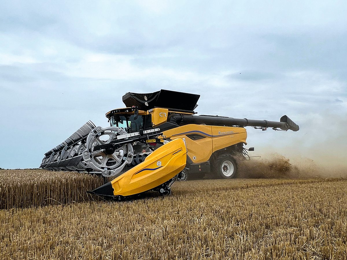 New Holland Mähdrescher bei der Ernte