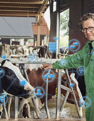 Titelbild Sonderheft Vernetzt vom Halm bis zur Kuh